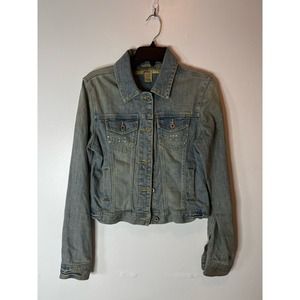 Moe Clothing Faded Denim Jean Jacket